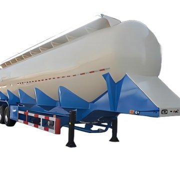 Faw Axles Powder Material Semi Trailer